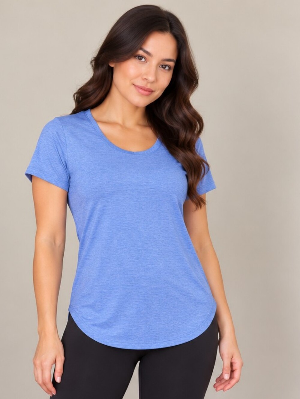 HEAD  Short Sleeve Athletic Tee in Blue Size Medium